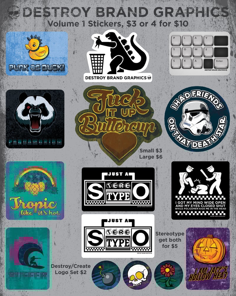 Image of DBG Stickers Vol. 1