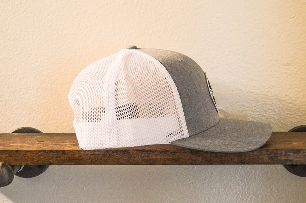 The "Adam" Trucker (Heather Grey/White)