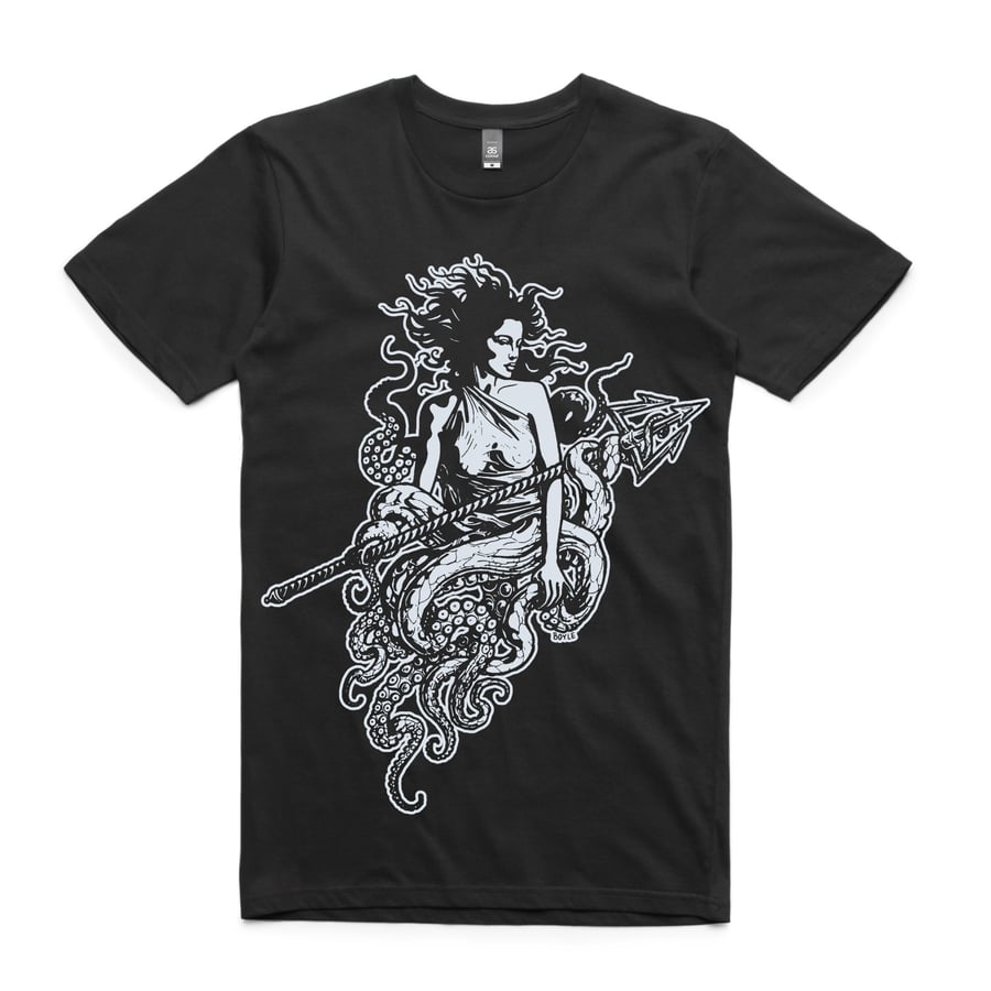 Image of Queen From the Deep Black Tee