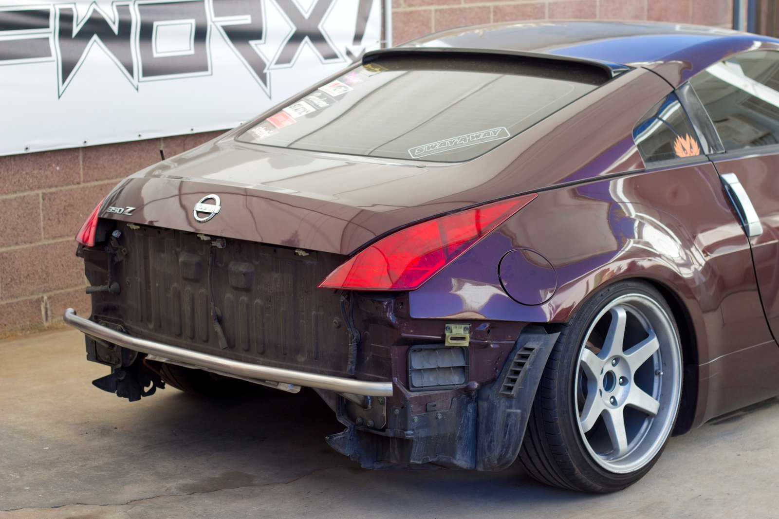 350z rear bashbar