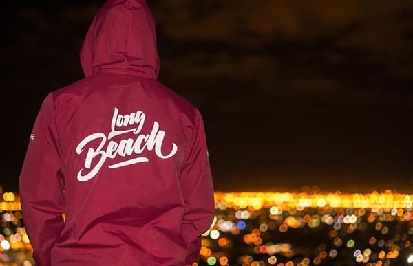 Image of Burgundy LB ELITE JACKET