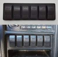 Image 1 of Honda Radio Switch Plates - CRX EF Civic Hatch Sedan Wagon