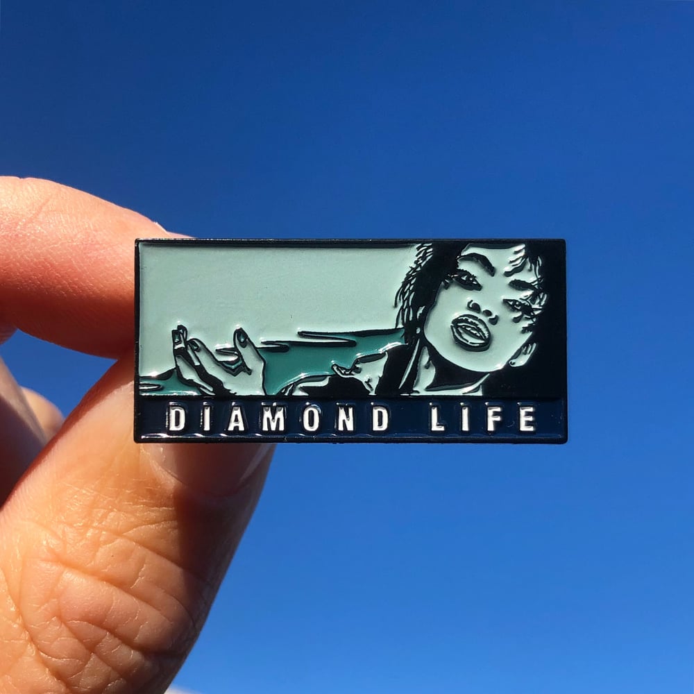 Image of Sade tribute - “Diamond Life” pin