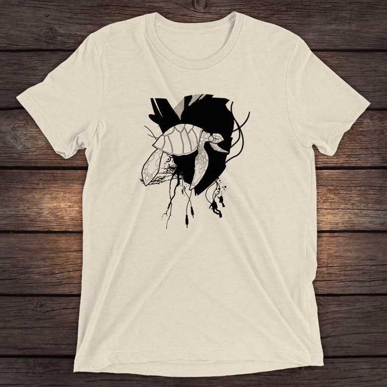 Image of "Subsonic" Unisex Triblend Short Sleeve T-Shirt Lightweight ,Durable, comfy and soft