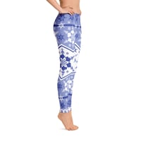 Image 2 of AK Snowflake Leggings - Periwinkle