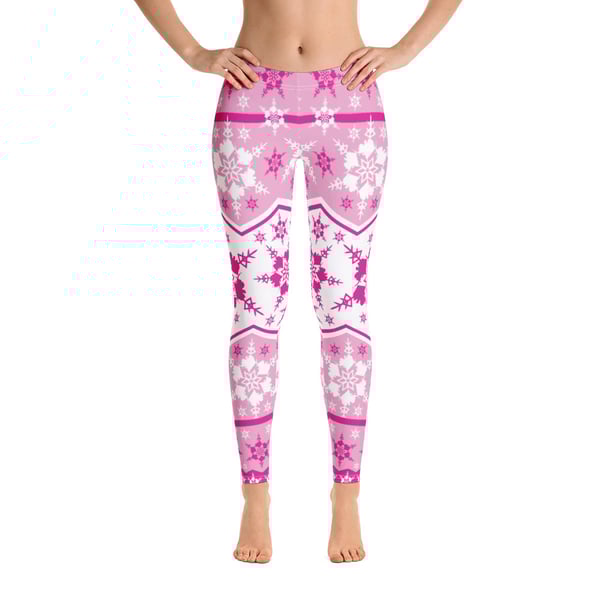 Image of AK Snowflake Leggings - Pink