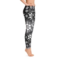 Image 2 of AK Snowflake Leggings - Black/Gray