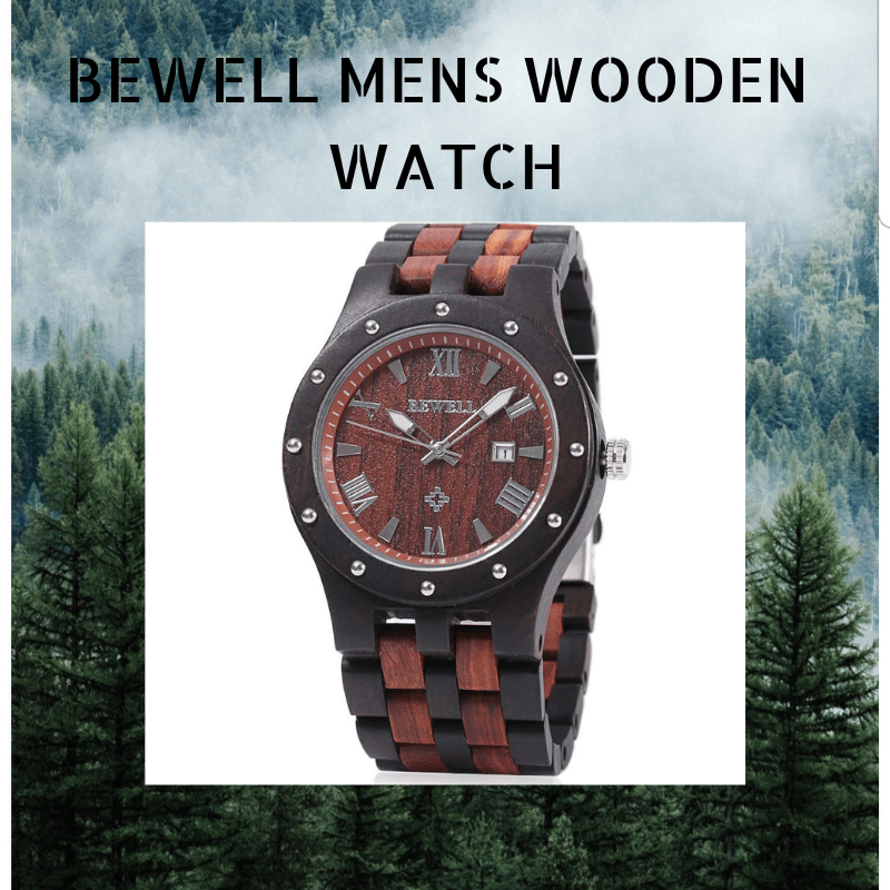 Image of Bewells mens wooden Watch