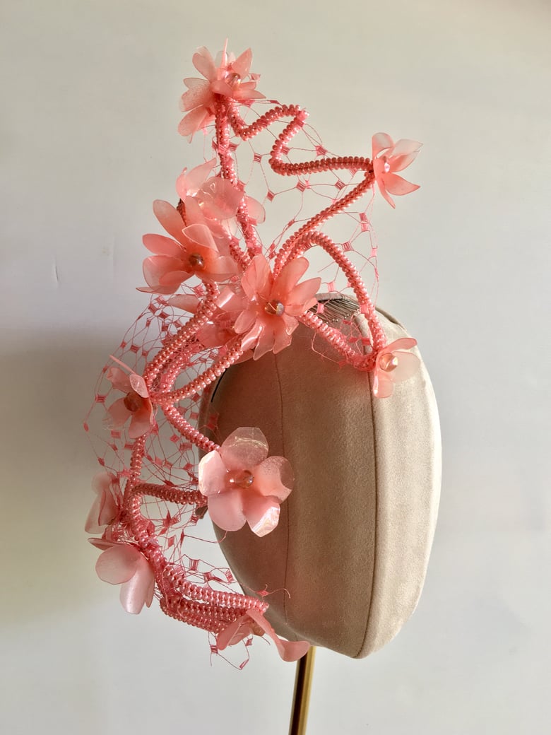 Image of Coral headpiece. SOLD