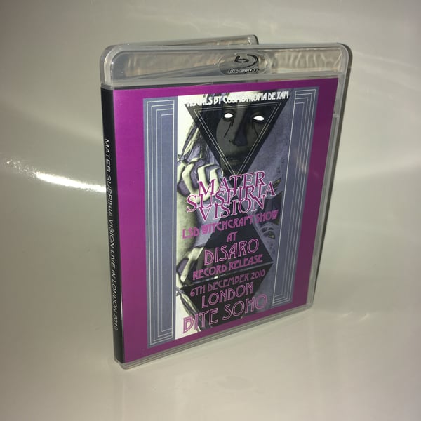Image of LIMITED 33 MATER SUSPIRIA VISION - LIVE IN LONDON BLU-RAY-R (9 YEAR ANNIVERSARY SPECIAL) DESIGN B