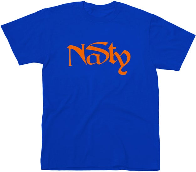 Image of NaSty T-Shirt Blue & Orange XXL
