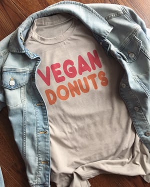 Image of Vegan Donuts Dunkin Donuts t-shirt