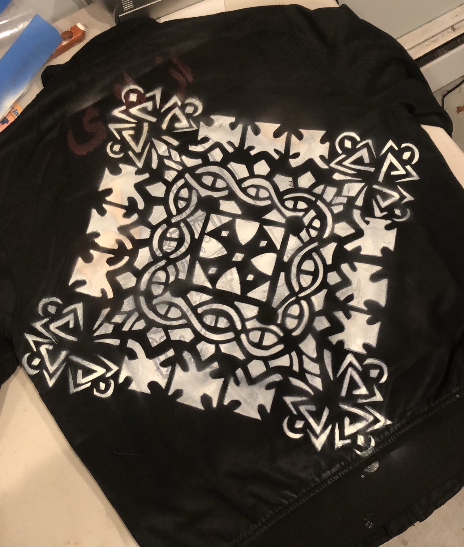 Image of Ethiopian Cross Stencil