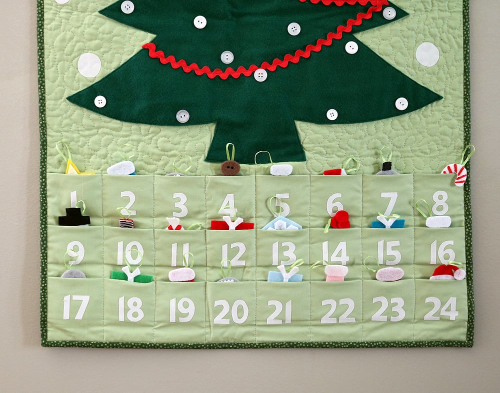 Quilted Advent Calendar and Ornaments PDF pattern A Bright Corner Quilted Advent Calendar and Ornaments PDF pattern A Bright Corner
