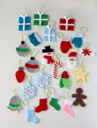 Image 4 of Quilted Advent Calendar and Ornaments - PDF pattern