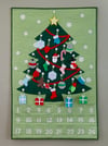 Quilted Advent Calendar and Ornaments - PDF pattern