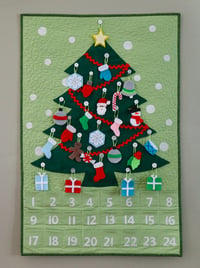 Image 2 of Quilted Advent Calendar and Ornaments - PDF pattern