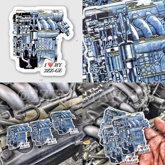 Image of 2ZZGE Engine Sticker