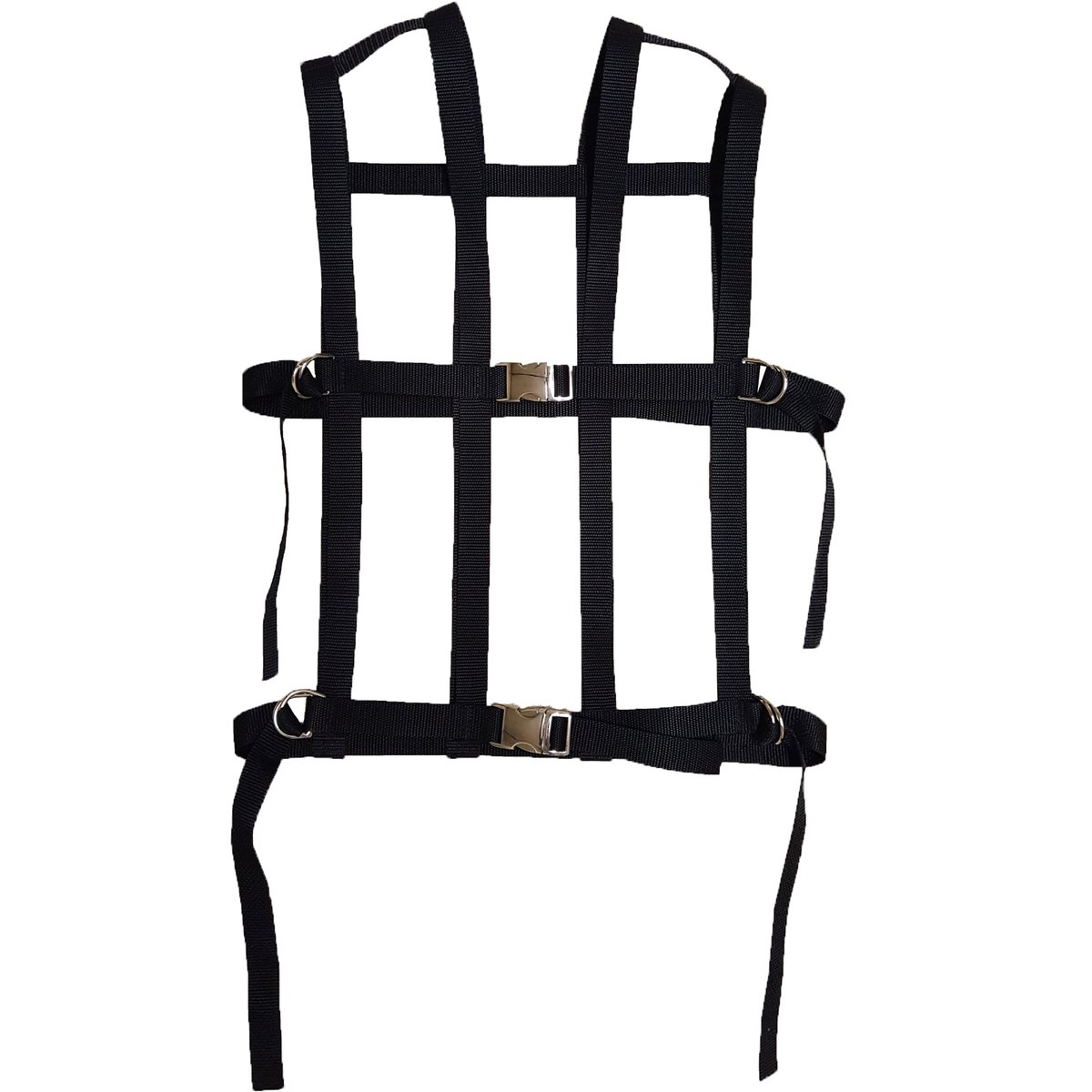 Image of Black Overlay Vest