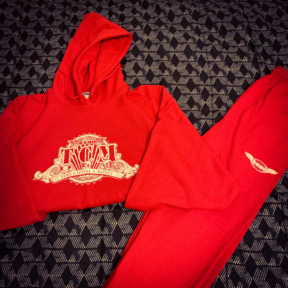 Image of TCM Red Jogger Suit 