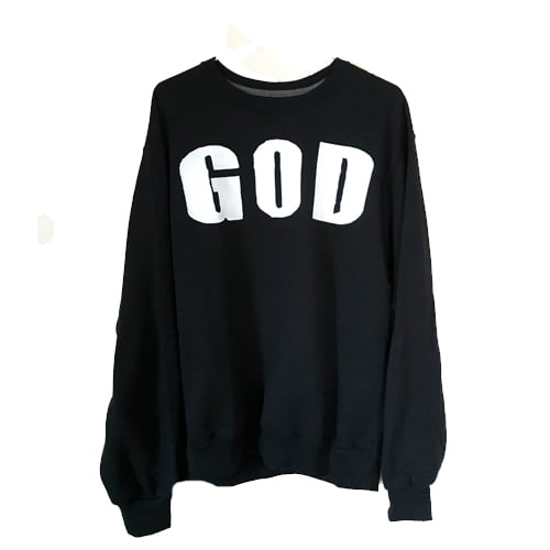 Image of GOD -  PULLOVER (customizable velcro patch)