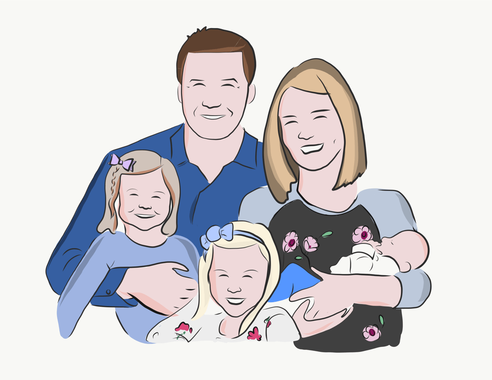 Image of Family Portrait Doodle