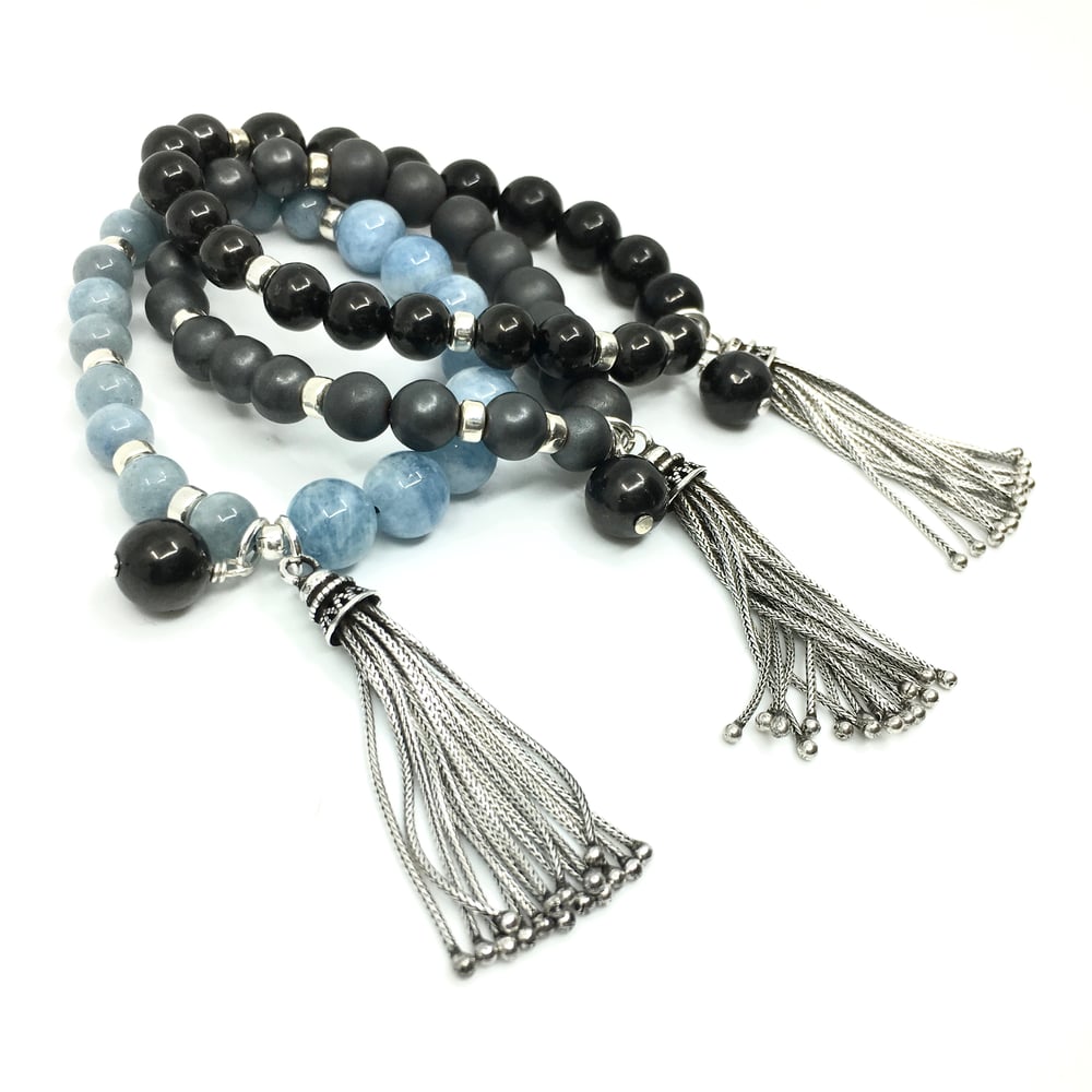 Image of Long Tasseled Wrist Mala