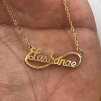 Image 1 of Infinity Name Necklace