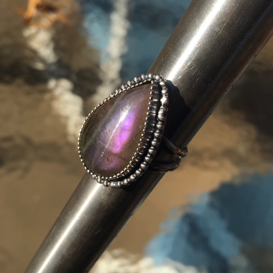 Image of Purple Labradorite Ring