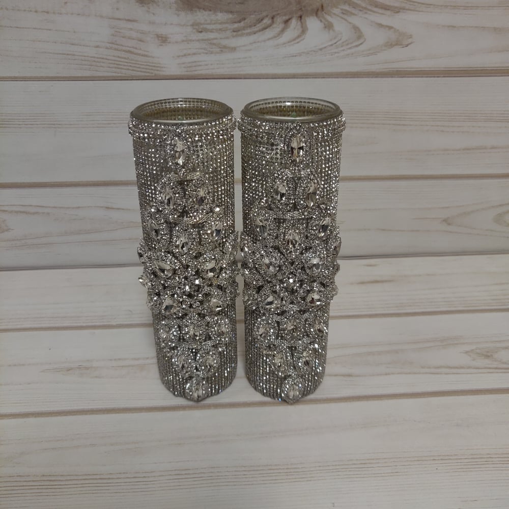 "Sharon" Bling Candle Set