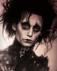 Image 2 of ‘EDWARD SCISSORHANDS’ - 9 x 7” - Miniature Open Edition Museum Archival Print
