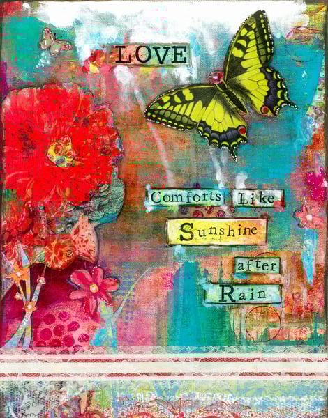 Image of 4x5.5" Greeting Card, Sunshine After Rain