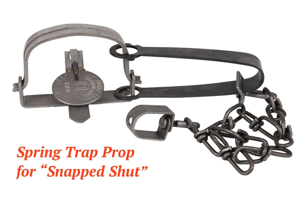 Image of Spring Trap - "Snapped Shut"