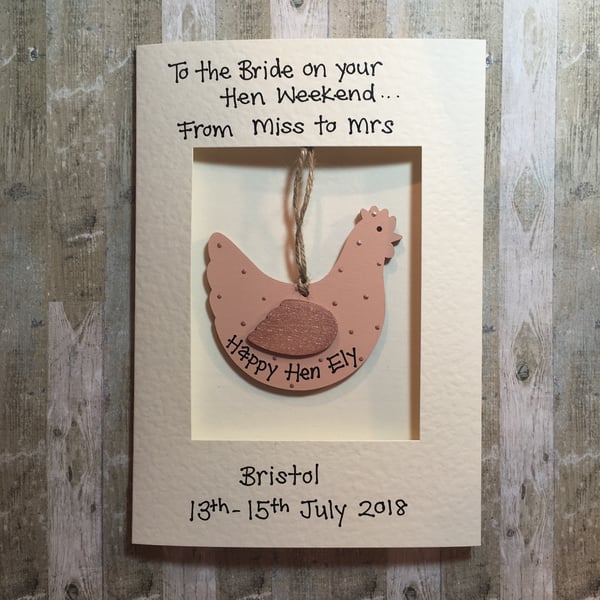 Image of Hen Party card