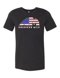 OFFICIAL - AMERICAN MILE - HEATHER BLACK UNISEX SHIRT