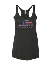 OFFICIAL - AMERICAN MILE - WOMENS DISTRESSED TANK