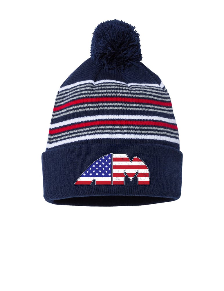 Image of OFFICIAL - AMERICAN MILE - AM LOGO BEANIE