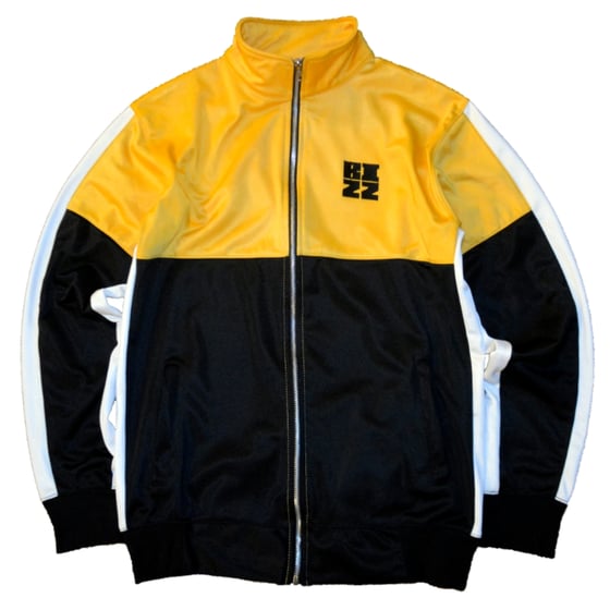 Image of Color Block Track Jacket in Yellow
