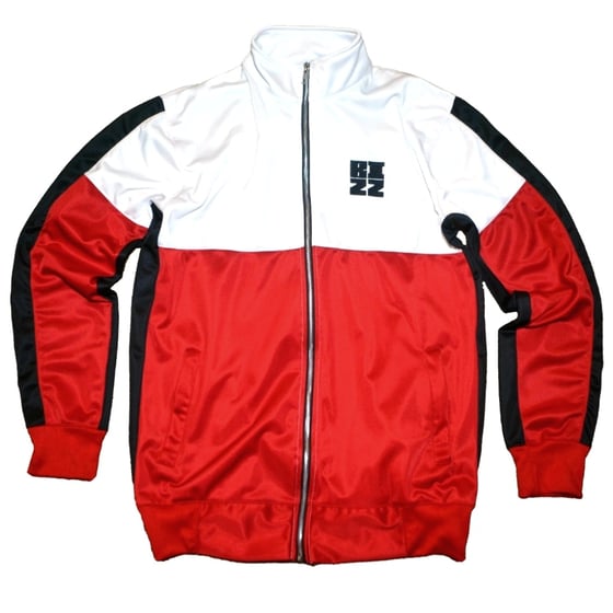 Image of Color Block Track Jacket in Red