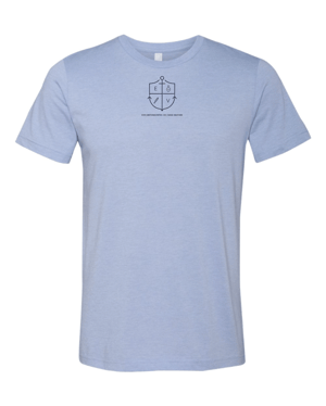Image of Light Blue Surrender and Strive Tee