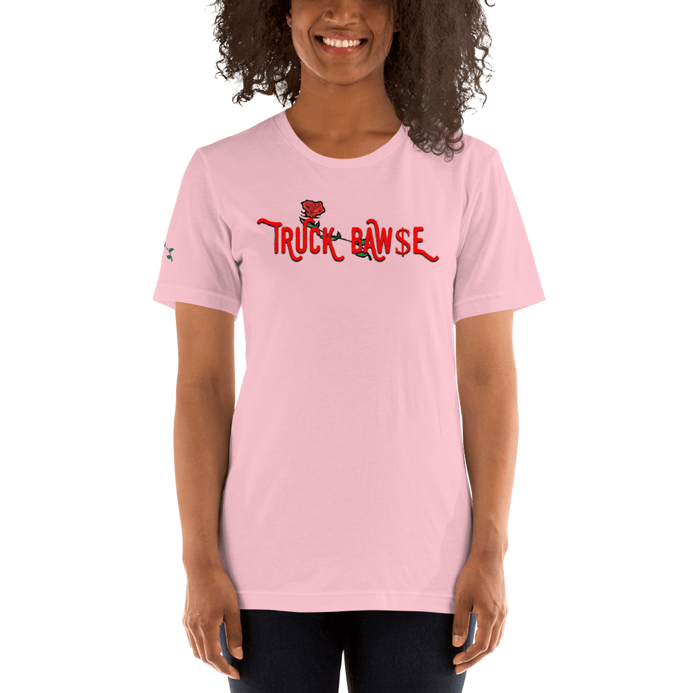 Image of TRUCKBAW$E ROSE T-SHIRT PINK