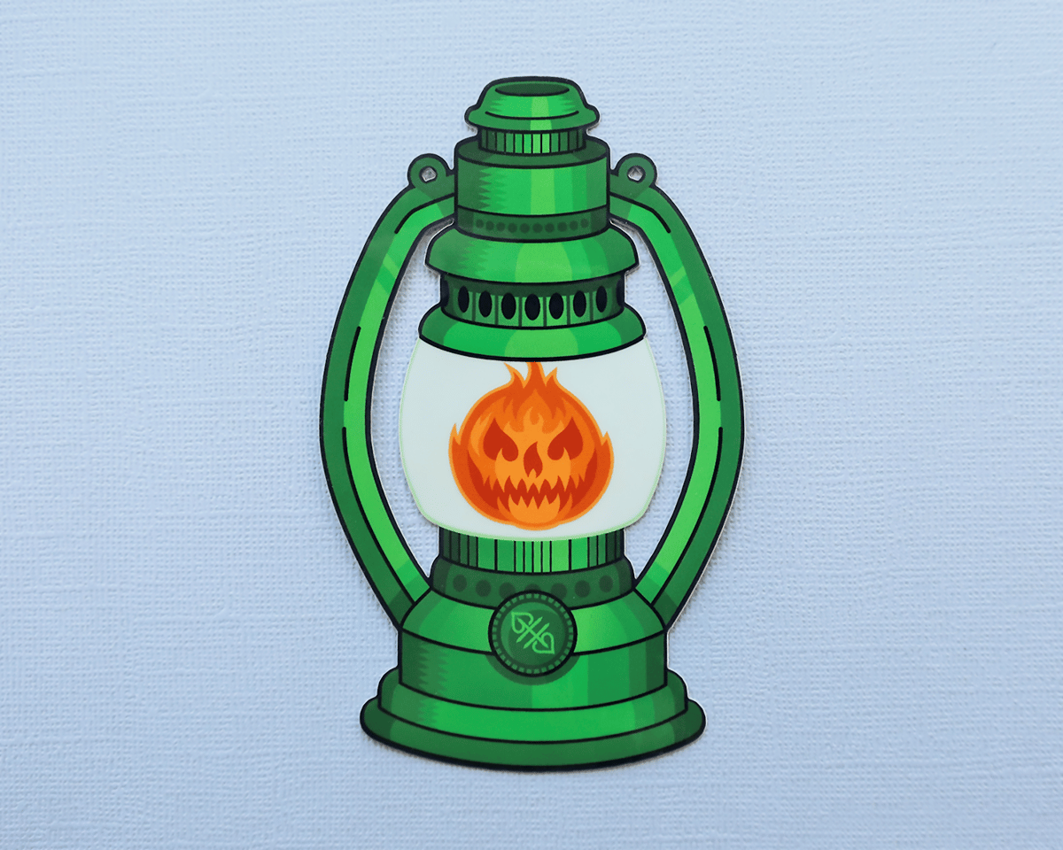 resin ghost with lantern sku 724262