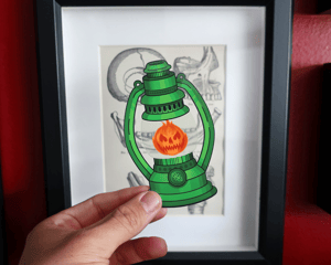 Image of Ghost Lantern Sticker