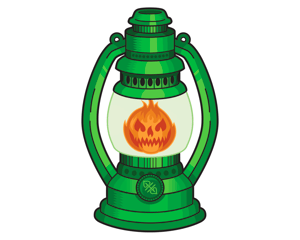 Image of Ghost Lantern Sticker