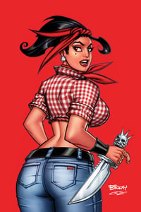 Image of Black Betty 5 SDCC Blood Red Variant.