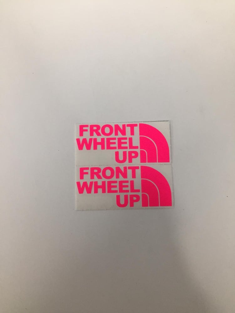 Image of FRONT WHEEL UP Sticker Pack