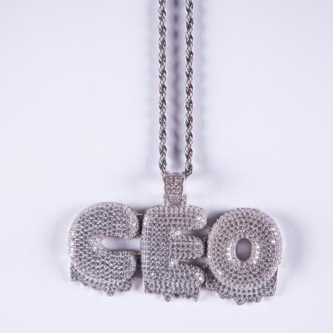 Image of Custom Bubble Drip Chain And Pendant