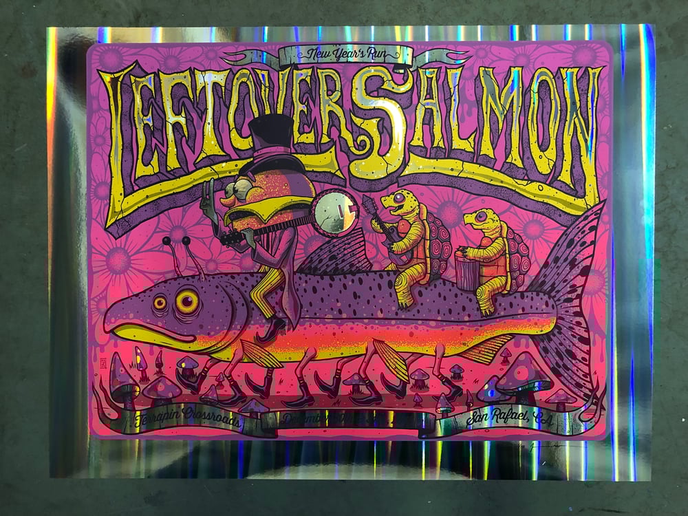 Image of Leftover Salmon - NYE Run 2018 - Terrapin Crossroads - Pillar Foil Edition