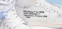 Image 5 of OFF-WHITE x Air Jordan 1 Retro High OG 'White' 2018