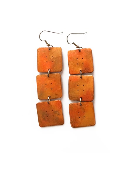 Image of Sedona Earrings / Copper Finish / Paper